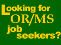 Operations Research Employment Advertising