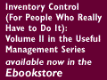 Book about Inventory Control