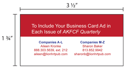 Business card advertising